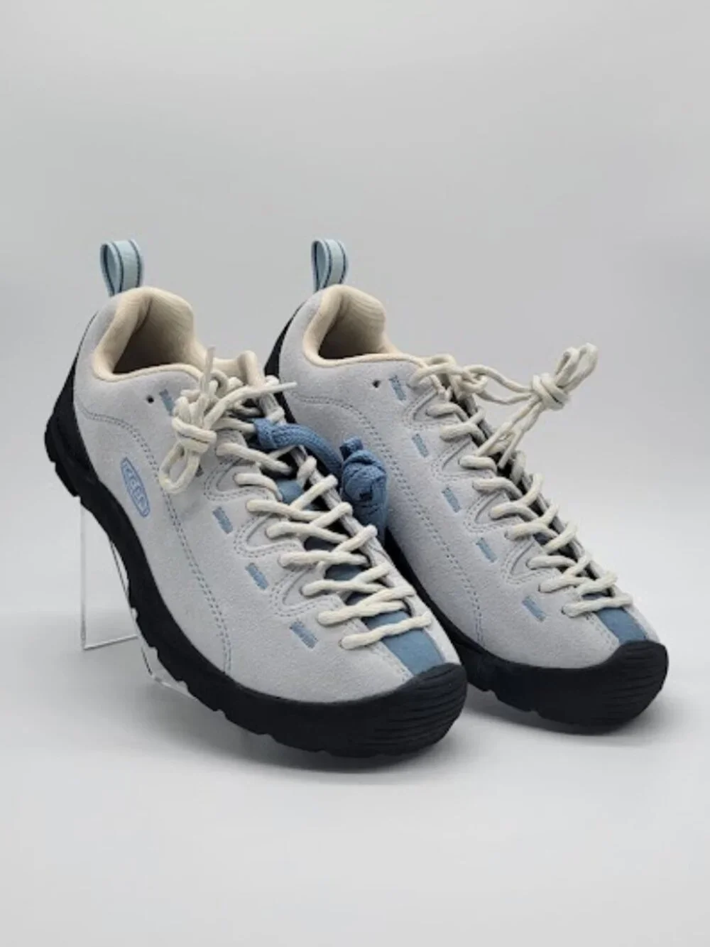 KEEN Jasper Women’s Light Blue Suede Outdoor Sneakers Shoes Size 8 NWOB